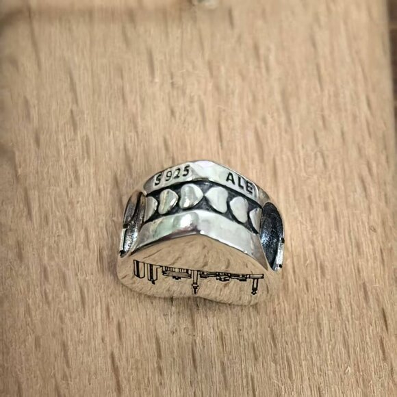 Pandora Berlin Charm Travel Pendant, S925 Silver Jewelry - Picture 3 of 4